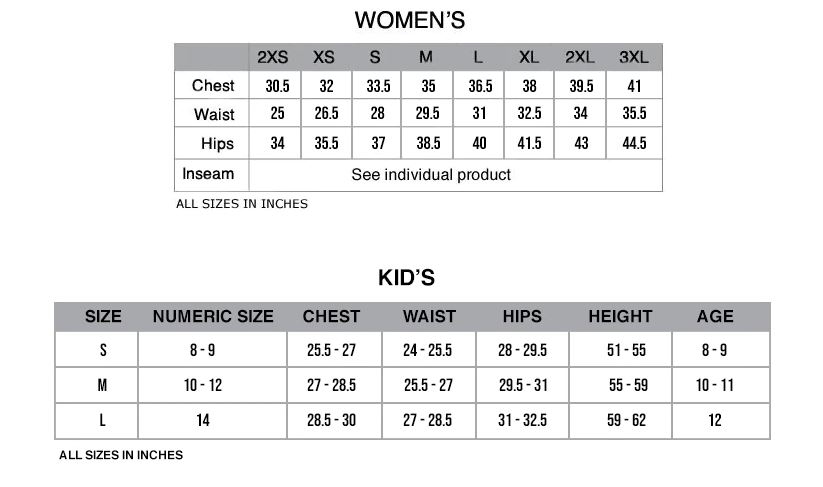 Women size sale 9 in kids